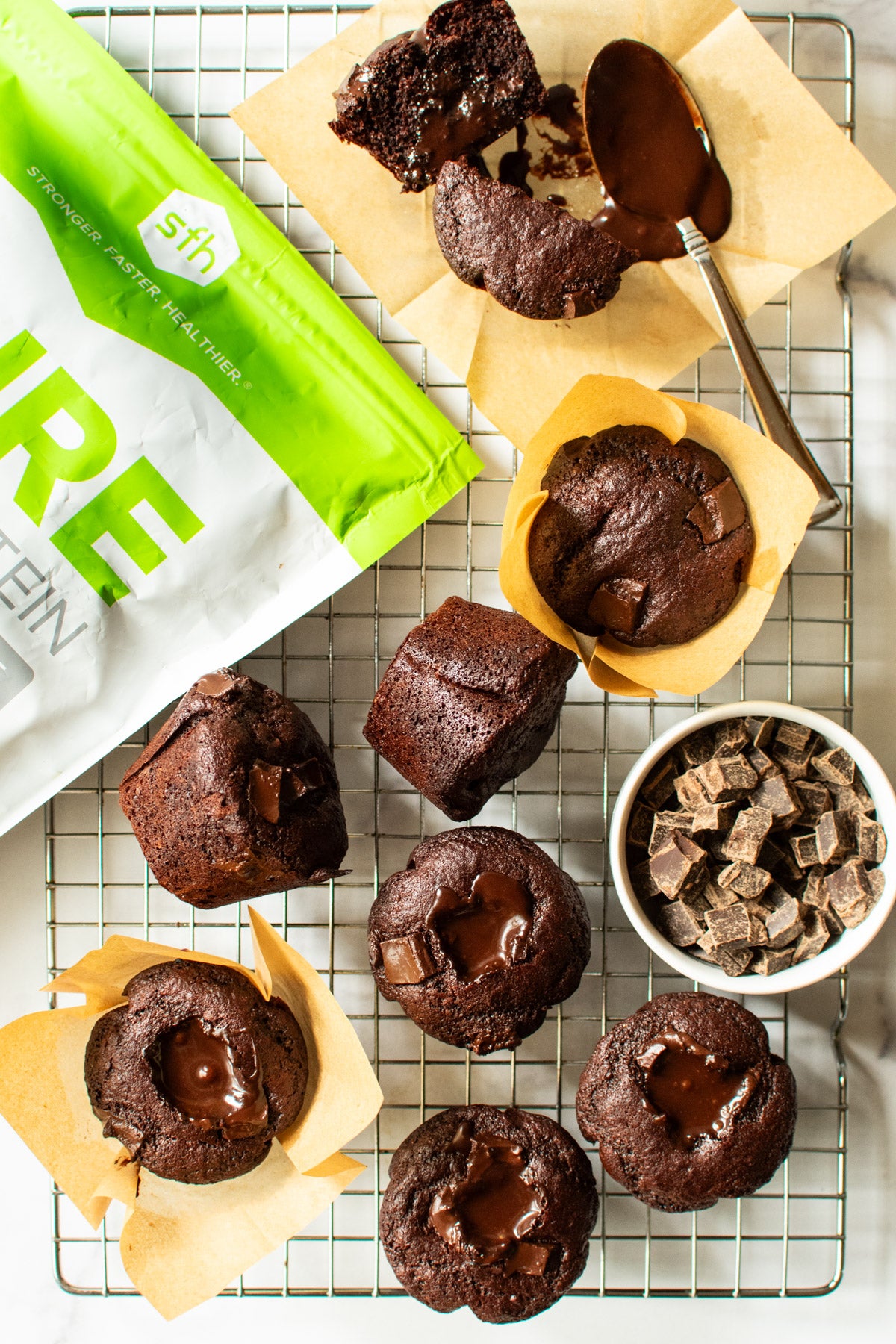 Triple Chocolate Muffins