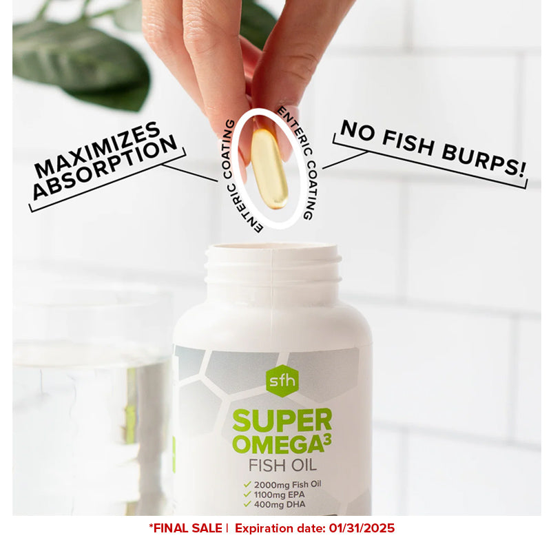 SUPER OMEGA-3 FISH OIL GEL CAPS