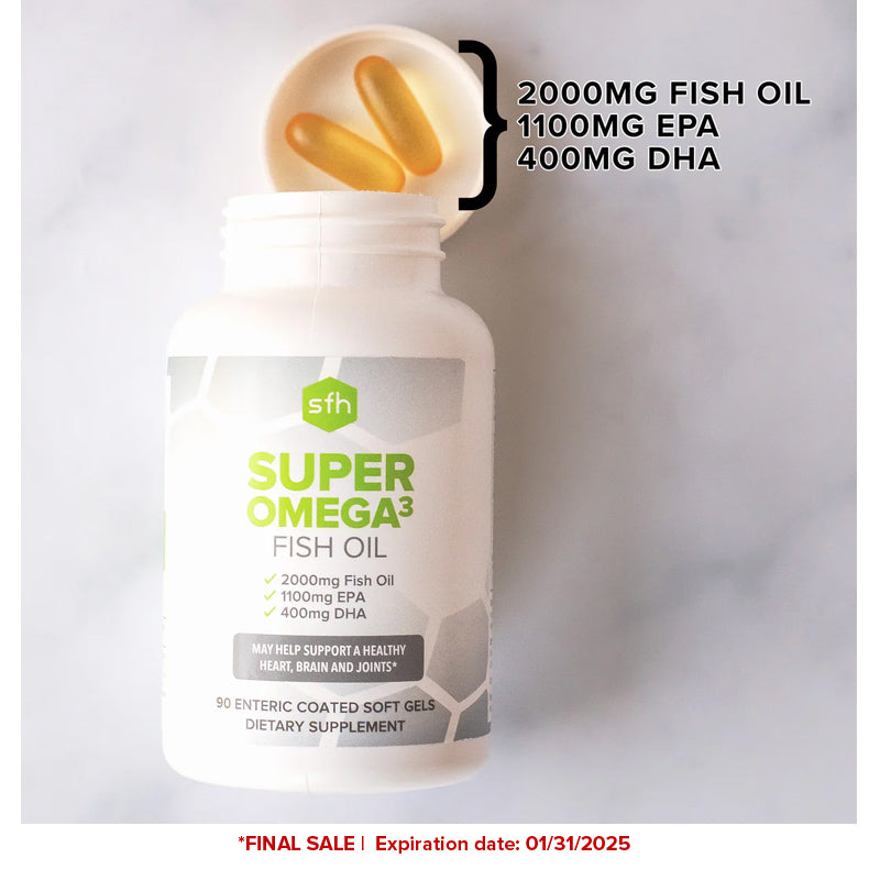 SUPER OMEGA-3 FISH OIL GEL CAPS